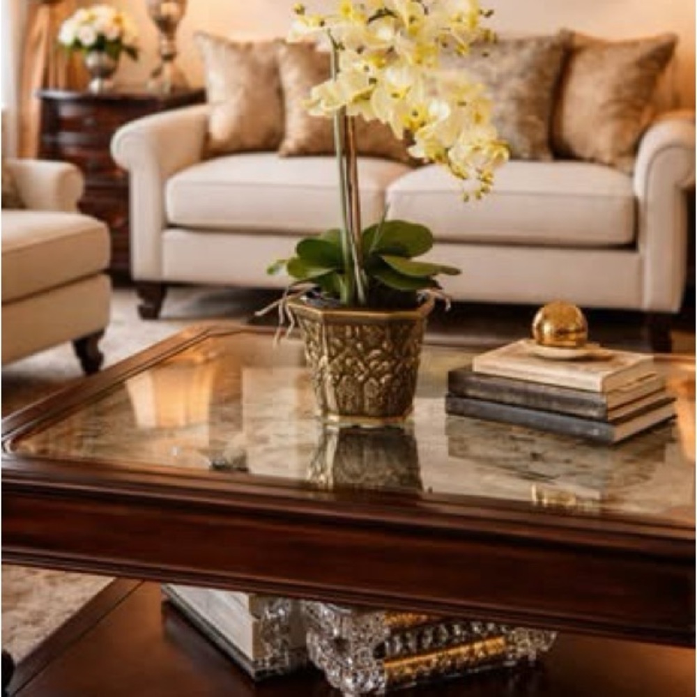 Floral Home Decor - Green Orchid / Flower / Garden